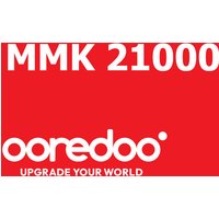 Ooredoo 21000 MMK Mobile Top-up MM
