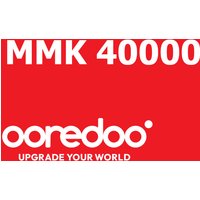 Ooredoo 40000 MMK Mobile Top-up MM