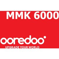 Ooredoo 6000 MMK Mobile Top-up MM