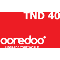 Ooredoo 40 TND Mobile Top-up TN