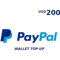 PayPal Wallet 200 USD Top Up US