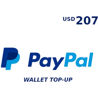 PayPal Wallet 207 USD Top Up US