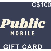 Public Mobile PIN C$100 Gift Card CA