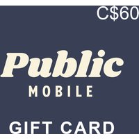 Public Mobile PIN C$60 Gift Card CA