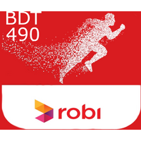 Robi 490 BDT Mobile Top-up BD