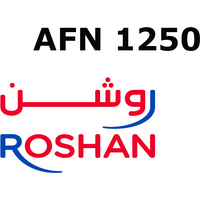 Roshan 1250 AFN Mobile Top-up AF