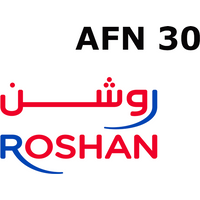 Roshan 30 AFN Mobile Top-up AF