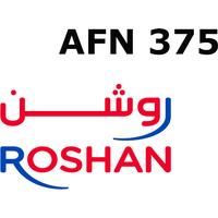 Roshan 375 AFN Mobile Top-up AF