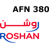 Roshan 380 AFN Mobile Top-up AF