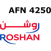 Roshan 4250 AFN Mobile Top-up AF