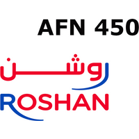 Roshan 450 AFN Mobile Top-up AF