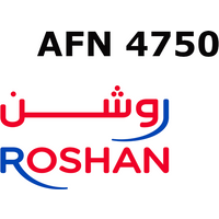 Roshan 4750 AFN Mobile Top-up AF