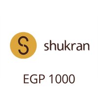 Shukran 1000 EGP Gift Card EG