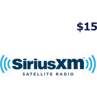 SiriusXM $15 Gift Card US