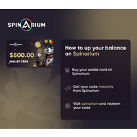 Spinarium.com $500 Wallet Card Code