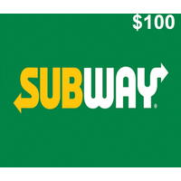 Subway $100 Gift Card US