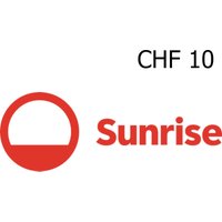 Sunrise 10 CHF Gift Card CH