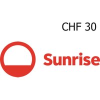 Sunrise 30 CHF Gift Card CH