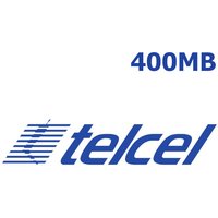 Telcel 400MB Data Mobile Top-up MX