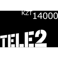 Tele2 14000 KZT Mobile Top-up KZ