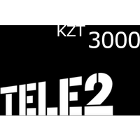 Tele2 3000 KZT Mobile Top-up KZ