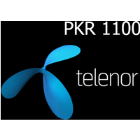 Telenor 1100 PKR Mobile Top-up PK