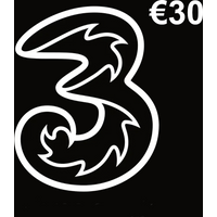 Three €30 Mobile Gift Card IE