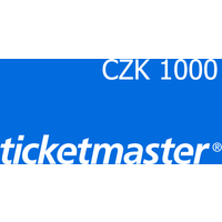 Ticketmaster 1000 CZK Gift Card CZ