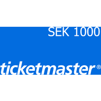 Ticketmaster 1000 SEK Gift Card SE
