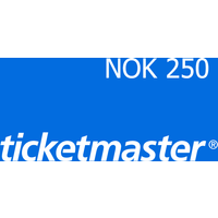 Ticketmaster 250 NOK Gift Card NO