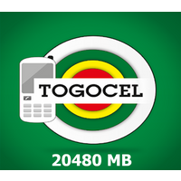 Togocel 20480 MB Data Mobile Top-up TG