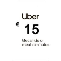 Uber EUR 15 Gift Card EU
