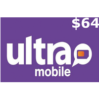 Ultra Mobile $64 Mobile Top-up US