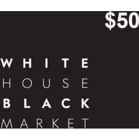 White House Black Market $50 Gift Card US
