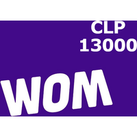 Wom 13000 CLP Mobile Top-up CL