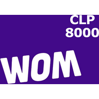 Wom 8000 CLP Mobile Top-up CL