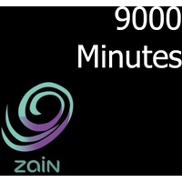 Zain 9000 Minutes Talktime Mobile Top-up JO