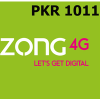 Zong 1011 PKR Mobile Top-up PK
