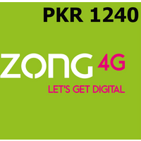 Zong 1240 PKR Mobile Top-up PK