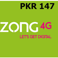 Zong 147 PKR Mobile Top-up PK
