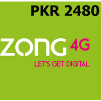 Zong 2480 PKR Mobile Top-up PK