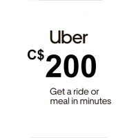 Uber C$200 CA Gift Card