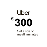 Uber €300 IT Gift Card