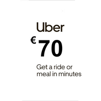 Uber EUR 70 Gift Card ES