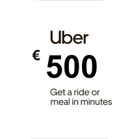 Uber EUR 500 Gift Card DE
