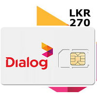 Dialog 270 LKR Mobile Top-up LK