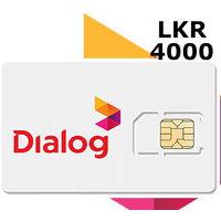Dialog 4000 LKR Mobile Top-up LK
