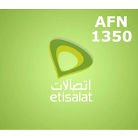 Etisalat 1350 AFN Mobile Top-up AF