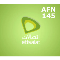 Etisalat 145 AFN Mobile Top-up AF