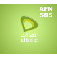 Etisalat 585 AFN Mobile Top-up AF